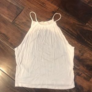 Scrunch collar tank top